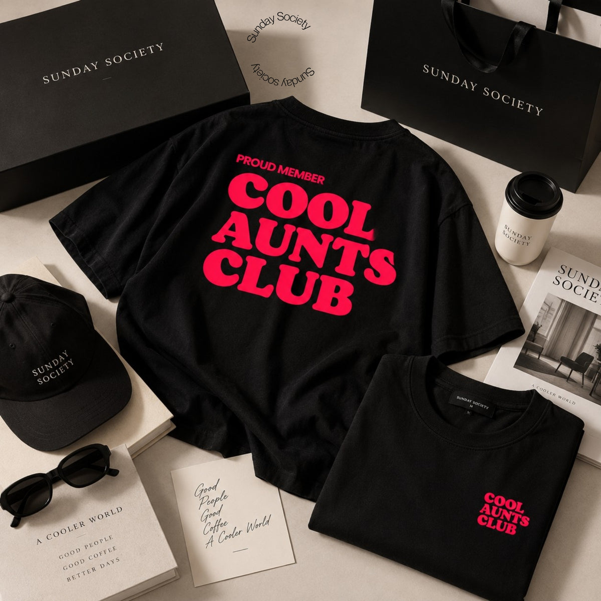 Cool Aunts Club Oversized Tee