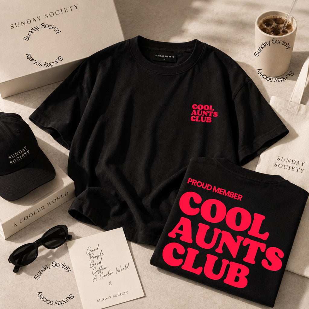 Cool Aunts Club Oversized Tee